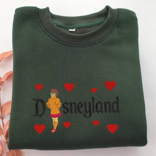 Velma Disneyland Embroidery, Disneyland Embroidered Sweatshirt, Movie Disney Inspired, Best Gifts Idea For Him Her - Image 3
