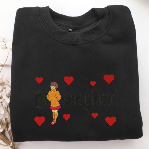 Velma Disneyland Embroidery, Disneyland Embroidered Sweatshirt, Movie Disney Inspired, Best Gifts Idea For Him Her - Image 5