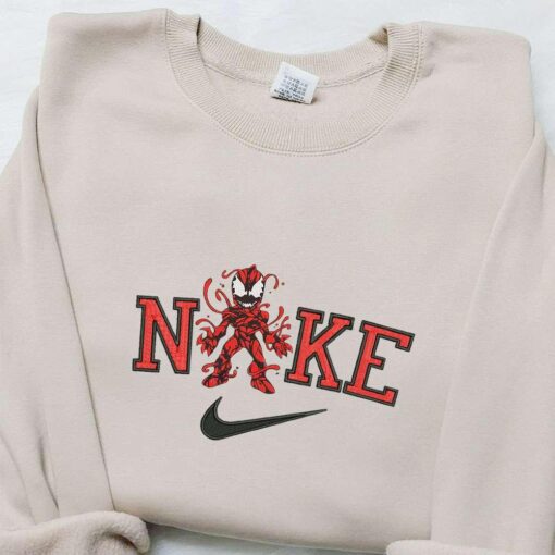 Venom Devil x Nike Embroidered Sweatshirt Horror Halloween Embroidered Shirt Best Halloween Gift Ideas
