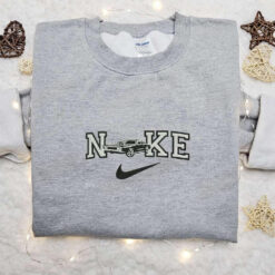 Vintage Black Car x Nike Embroidered Shirt Transportations Embroidered Shirt Nike Inspired Embroidered Hoodie