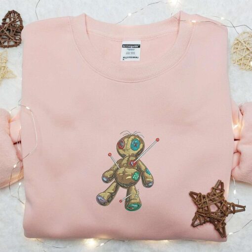 Voodoo Doll Embroidered Sweatshirt Halloween Embroidered Shirt Best Halloween Gift Ideas