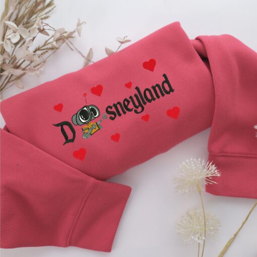 Wall E Disneyland Embroidery, Disneyland Embroidered Sweatshirt, Movie Disney Inspired, Best Gifts Idea For Him Her - Image 4