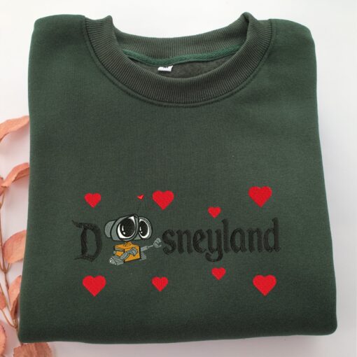 Wall E Disneyland Embroidery, Disneyland Embroidered Sweatshirt, Movie Disney Inspired, Best Gifts Idea For Him Her - Image 3