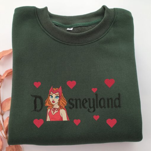 Wanda Disneyland Embroidery, Disneyland Embroidered Sweatshirt, Movie Disney Inspired, Best Gifts Idea For Him Her - Image 3