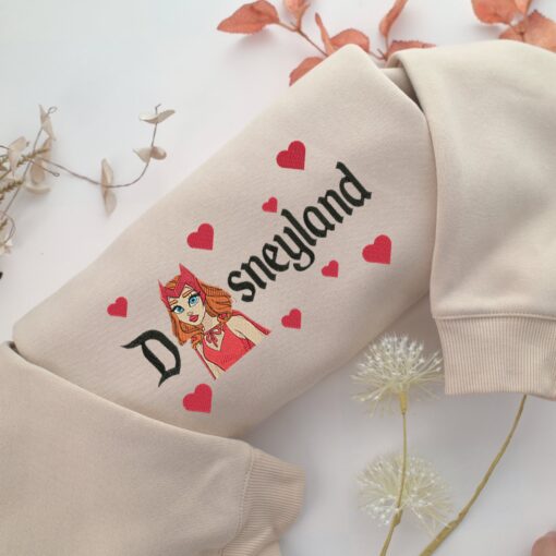 Wanda Disneyland Embroidery, Disneyland Embroidered Sweatshirt, Movie Disney Inspired, Best Gifts Idea For Him Her