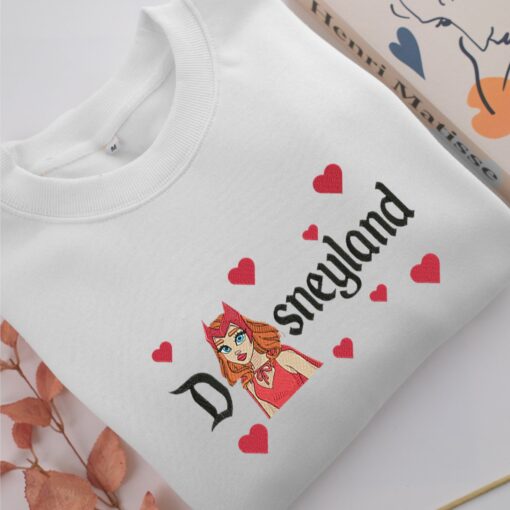 Wanda Disneyland Embroidery, Disneyland Embroidered Sweatshirt, Movie Disney Inspired, Best Gifts Idea For Him Her - Image 2