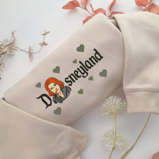 Wanda Half Disneyland Embroidery, Disneyland Embroidered Sweatshirt, Movie Disney Inspired, Best Gifts Idea For Him Her