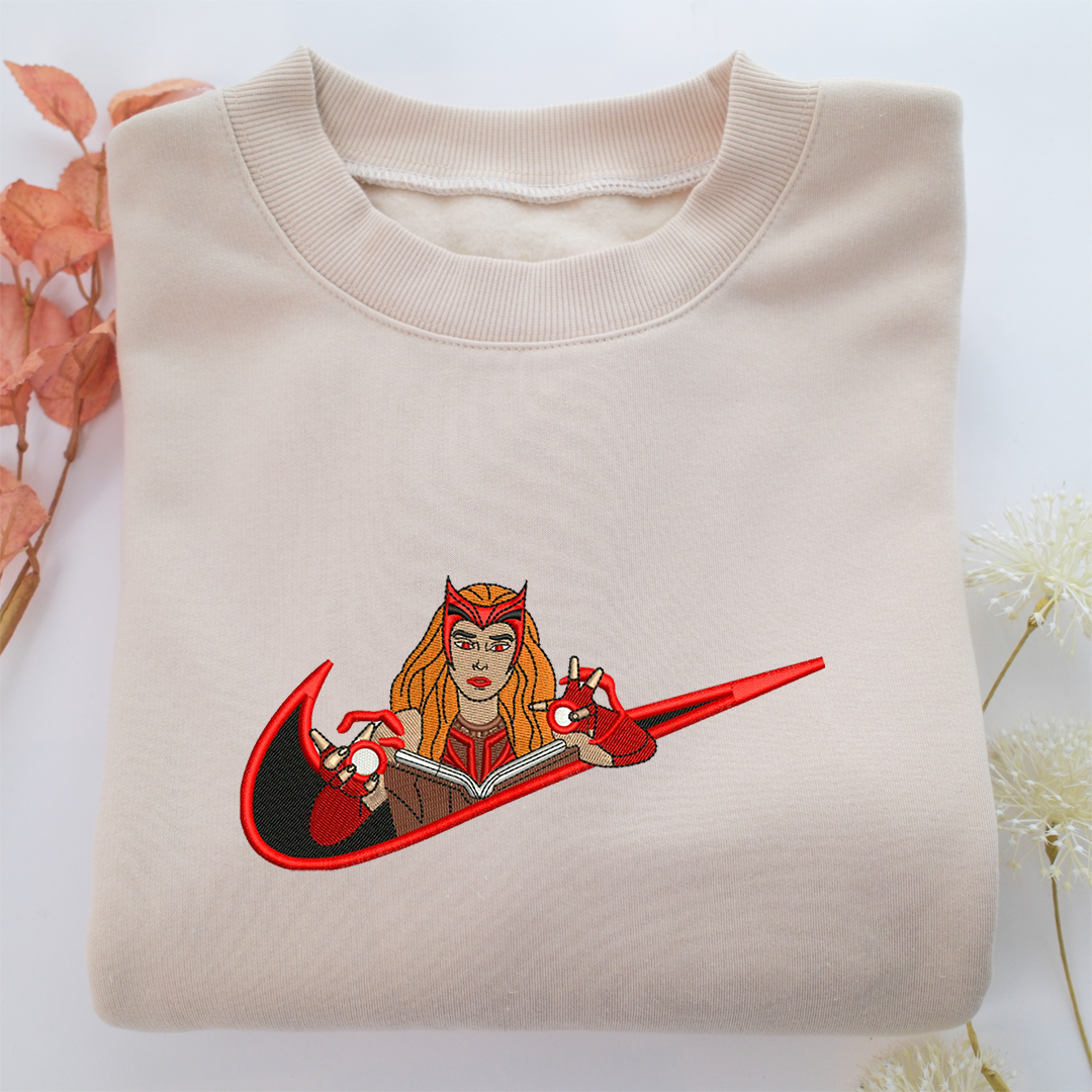 Wanda Swoosh Nike Embroidered Sweatshirt, Nike Movie Inspired, Best Gifts Idea For Him Her