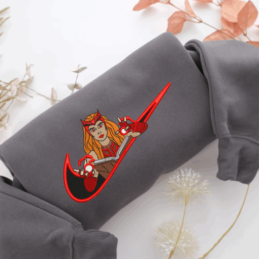 Wanda Swoosh Nike Embroidered Sweatshirt, Nike Movie Inspired, Best Gifts Idea For Him Her - Image 4