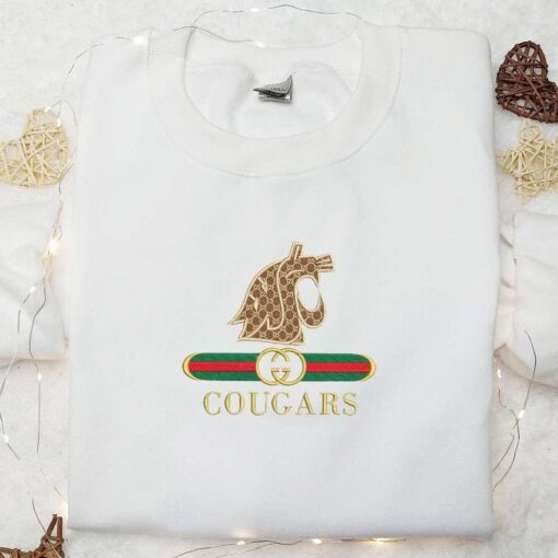 Washington State Cougars x Gucci Embroidered Shirt NCAA Sports Embroidered Hoodie Best Gift Idea