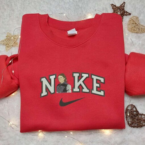 Winter Soldier x Nike Embroidered Sweatshirt Celebrity Embroidered Shirt Nike Inspired Embroidered Shirt