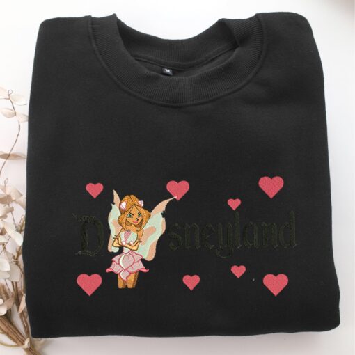 Winx Flora Disneyland Embroidery, Disneyland Embroidered Sweatshirt, Movie Disney Inspired, Best Gifts Idea For Him Her - Image 5