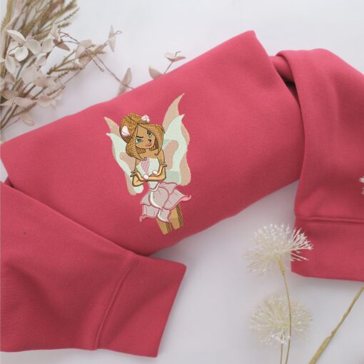 Winx Flora Nike Embroidered Sweatshirt, Nike Movie Inspired, Best Gifts Idea For Him Her - Image 4