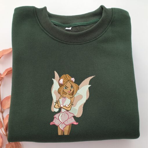 Winx Flora Nike Embroidered Sweatshirt, Nike Movie Inspired, Best Gifts Idea For Him Her - Image 3
