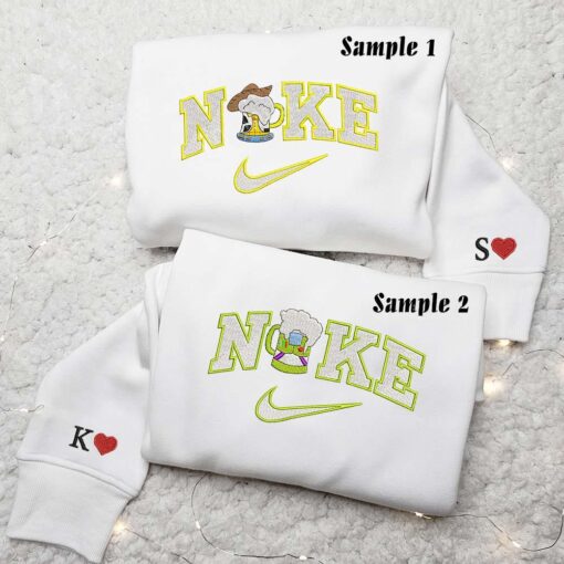 Wood and Lightyear Beers Embroidered Couple Shirts Best Gift For Lover