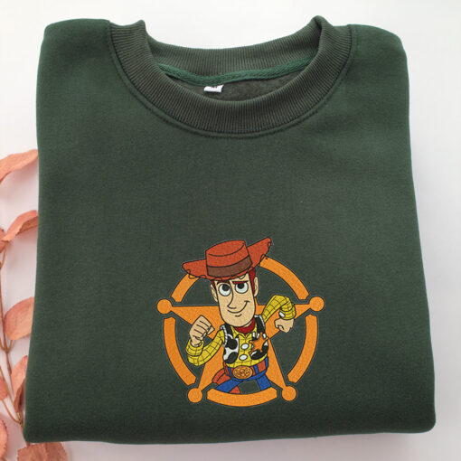 Woody Toy Story Embroidery, Disneyland Embroidered Sweatshirt, Movie Disney Inspired, Best Gifts Idea For Him Her - Image 3
