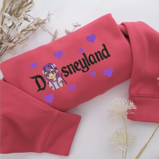 Yashiro Nene Disneyland Embroidery, Disneyland Embroidered Sweatshirt, Movie Disney Inspired, Best Gifts Idea For Him Her - Image 4