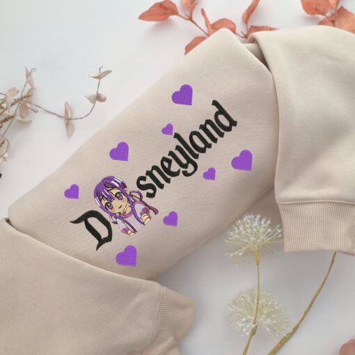 Yashiro Nene Disneyland Embroidery, Disneyland Embroidered Sweatshirt, Movie Disney Inspired, Best Gifts Idea For Him Her