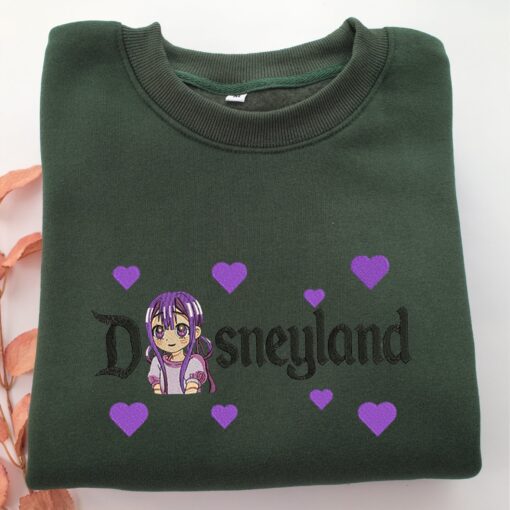 Yashiro Nene Disneyland Embroidery, Disneyland Embroidered Sweatshirt, Movie Disney Inspired, Best Gifts Idea For Him Her - Image 3