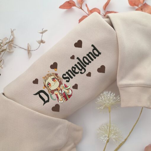 Yashiro Nene v2 Disneyland Embroidery, Disneyland Embroidered Sweatshirt, Movie Disney Inspired, Best Gifts Idea For Him Her