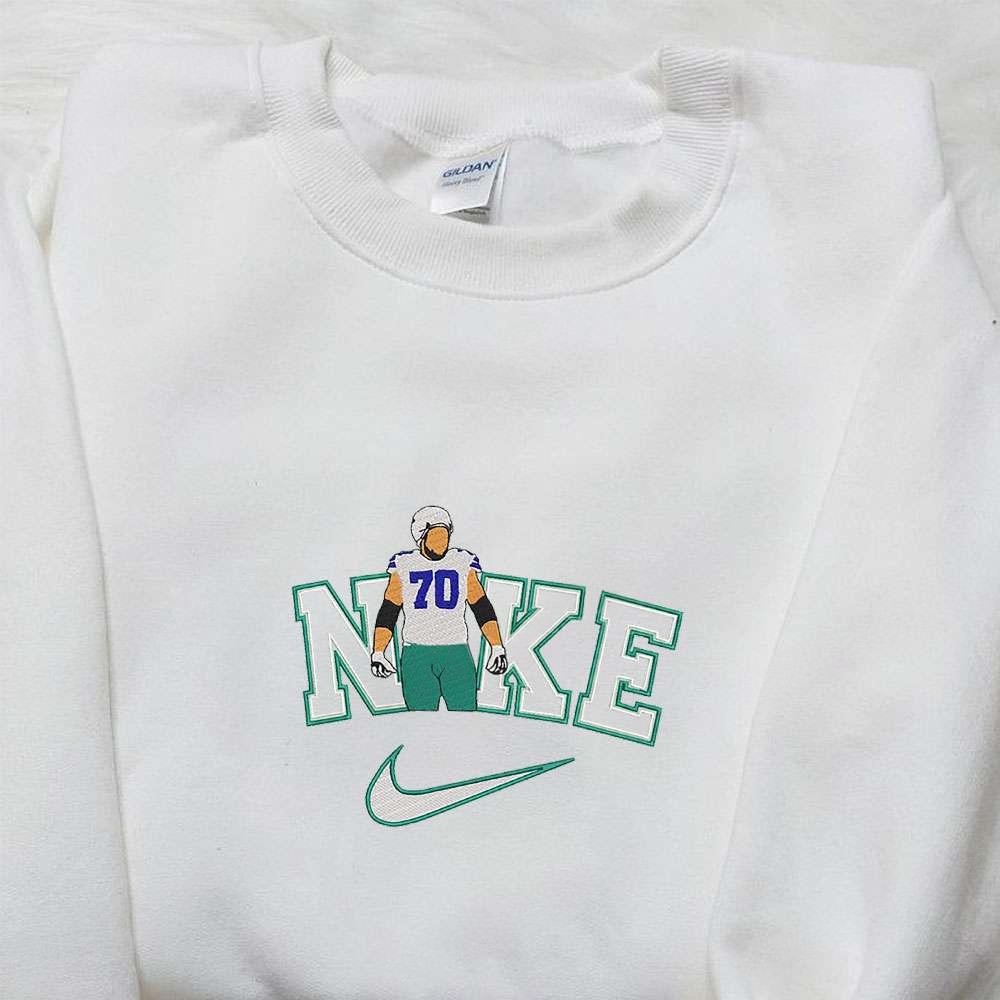 Zach Martin x Nike Embroidered Shirt NFL Sports Embroidered Hoodie Best Fandom Gift Ideas