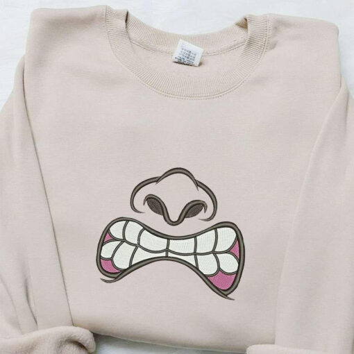 Zombie Mouth Embroidered Sweatshirt Halloween Embroidered Hoodie Best Halloween Gift Ideas