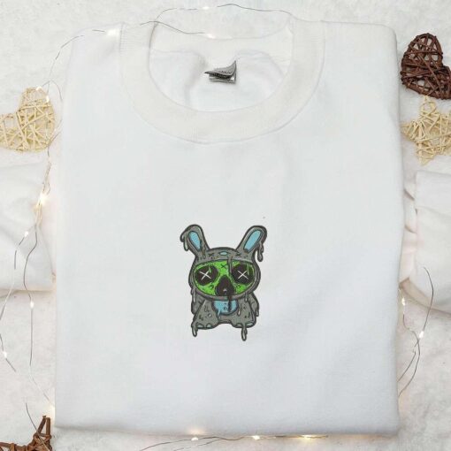 Zombie Stitch Embroidered Sweatshirt Disney Characters Embroidered Hoodie Best Halloween Gift Ideas