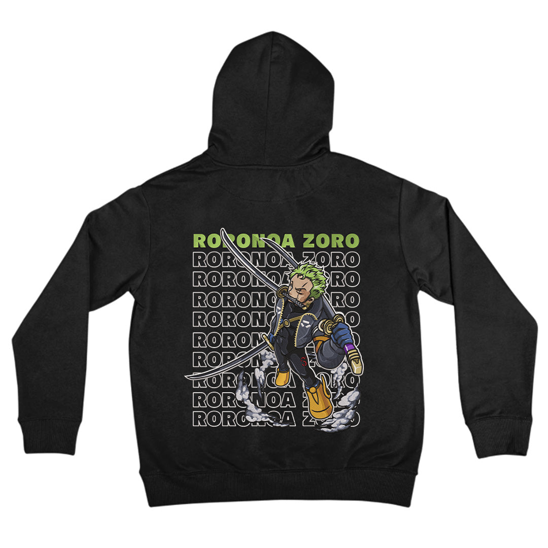 Zoro Egghead Hoodie Embroidered Hoodie Anime Best Gift Idea For Fan